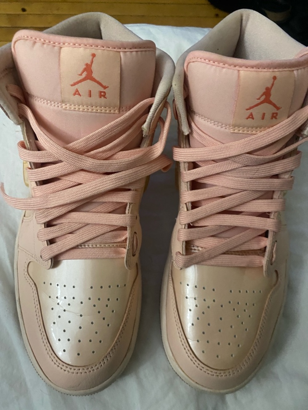 Nike Women’s High-Top Sneakers 
Jordan’s VALENTINES DAY